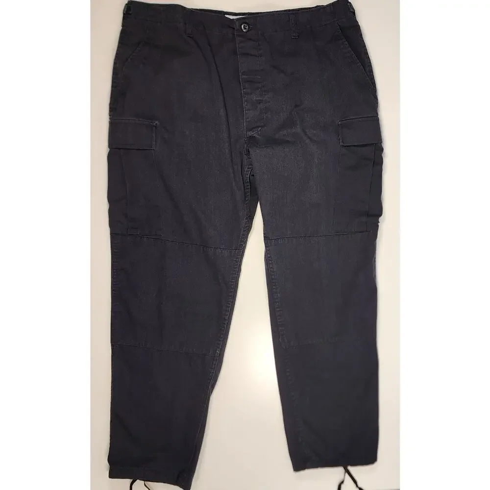 VTG Propper Combat Cargo Pants XL Regular‎ Black Military Tactical Cotton Poly